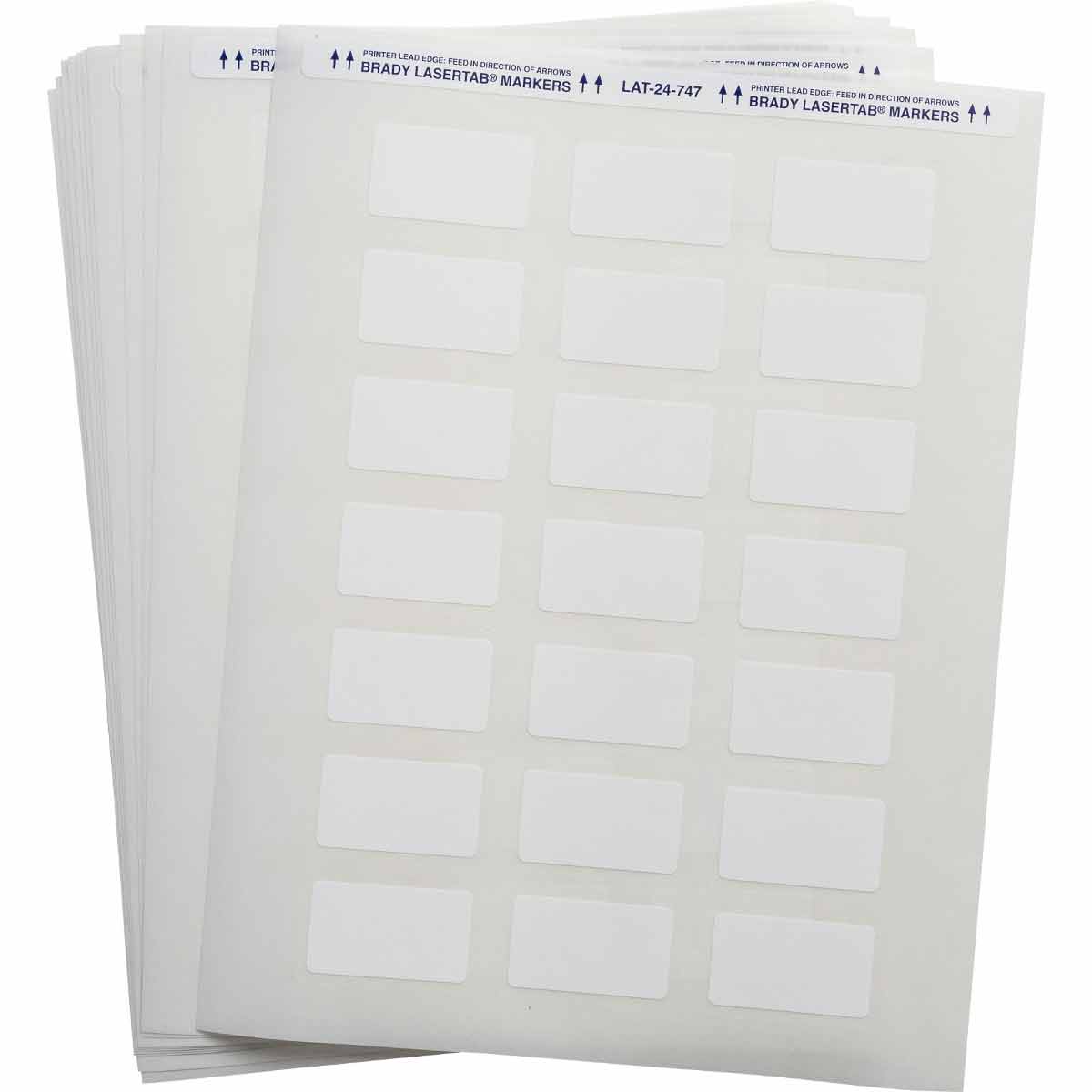 Brady LAT-24-747-1 LaserTab Laser Printable Labels 029757