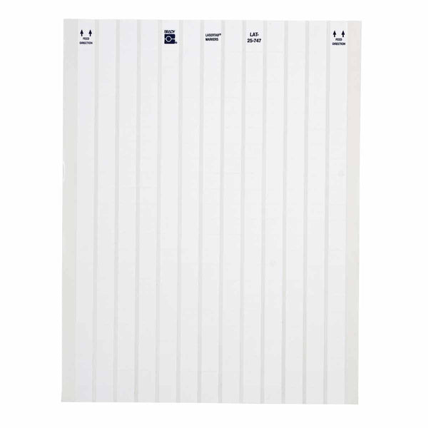 Brady LAT-25-747-10 LaserTab Laser Printable Labels 029762