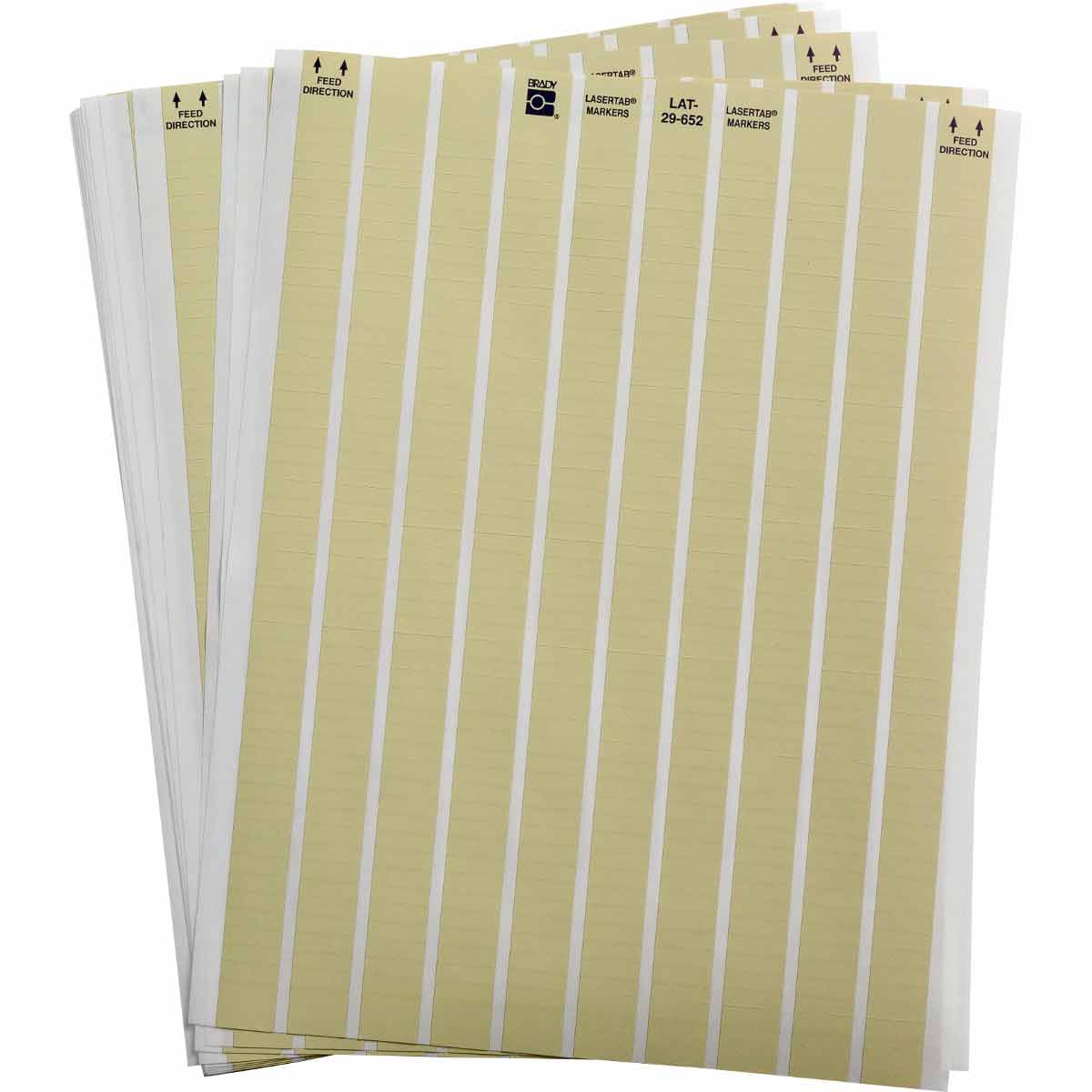 Brady LAT-29-652-10 LaserTab Laser Printable Labels 029770