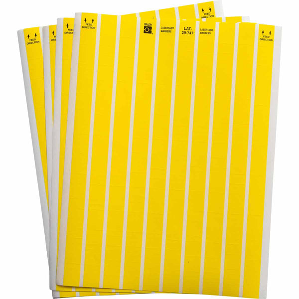 Brady LAT-29-747-10-YL LaserTab Laser Printable Labels 029785