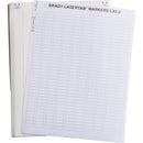 Brady LAT-3-410-10 LaserTab Laser Printable Labels 029759