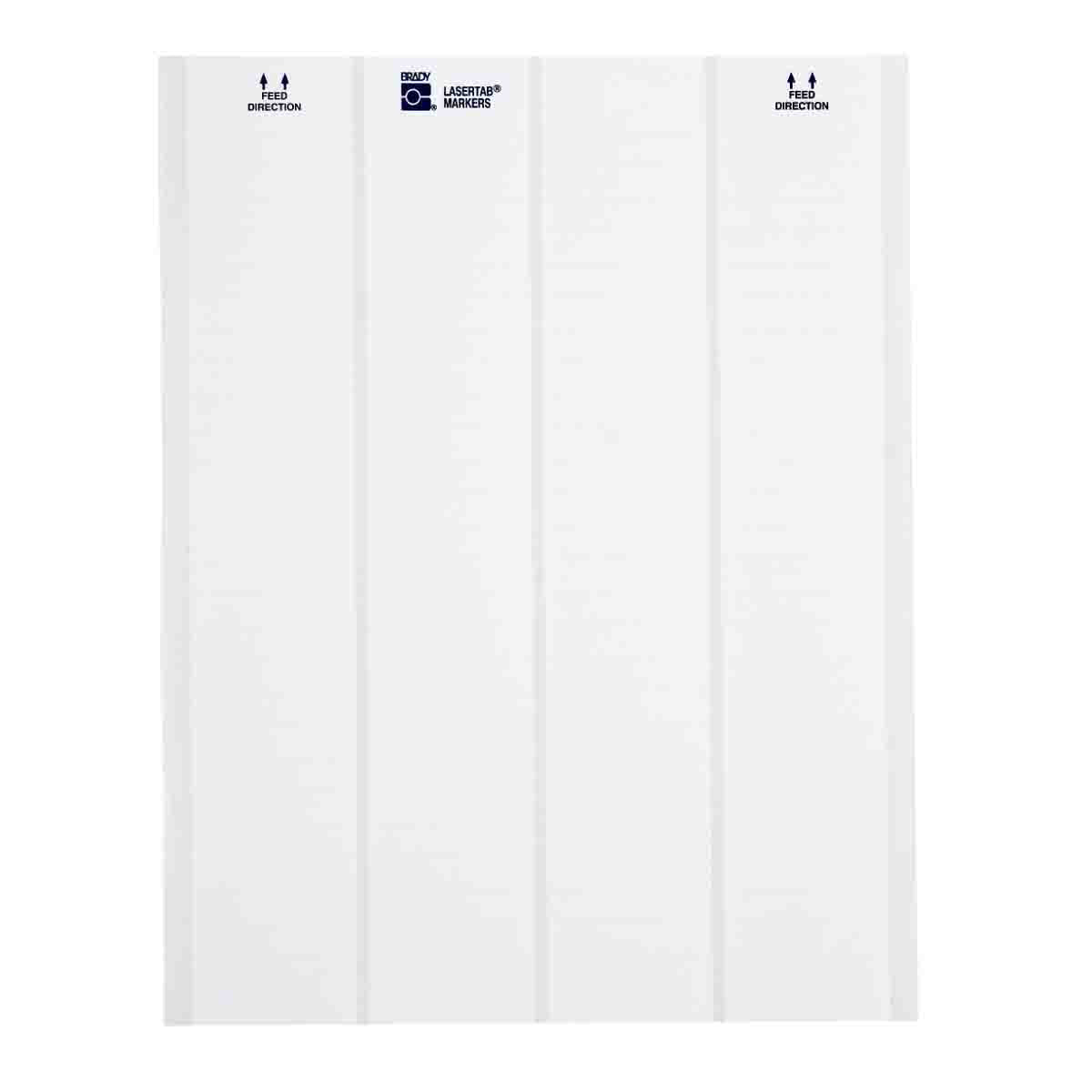Brady LAT-3-747-10 LaserTab Laser Printable Labels 029706