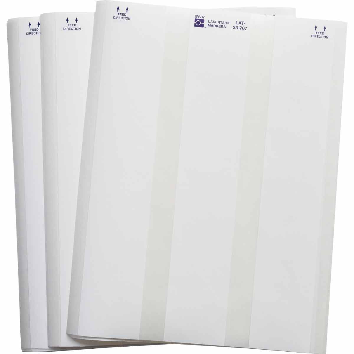 Brady LAT-33-707-1 LaserTab Laser Printable Labels 029824