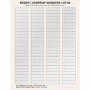 Brady LAT-36-773-1 LaserTab Laser Printable Labels 029688