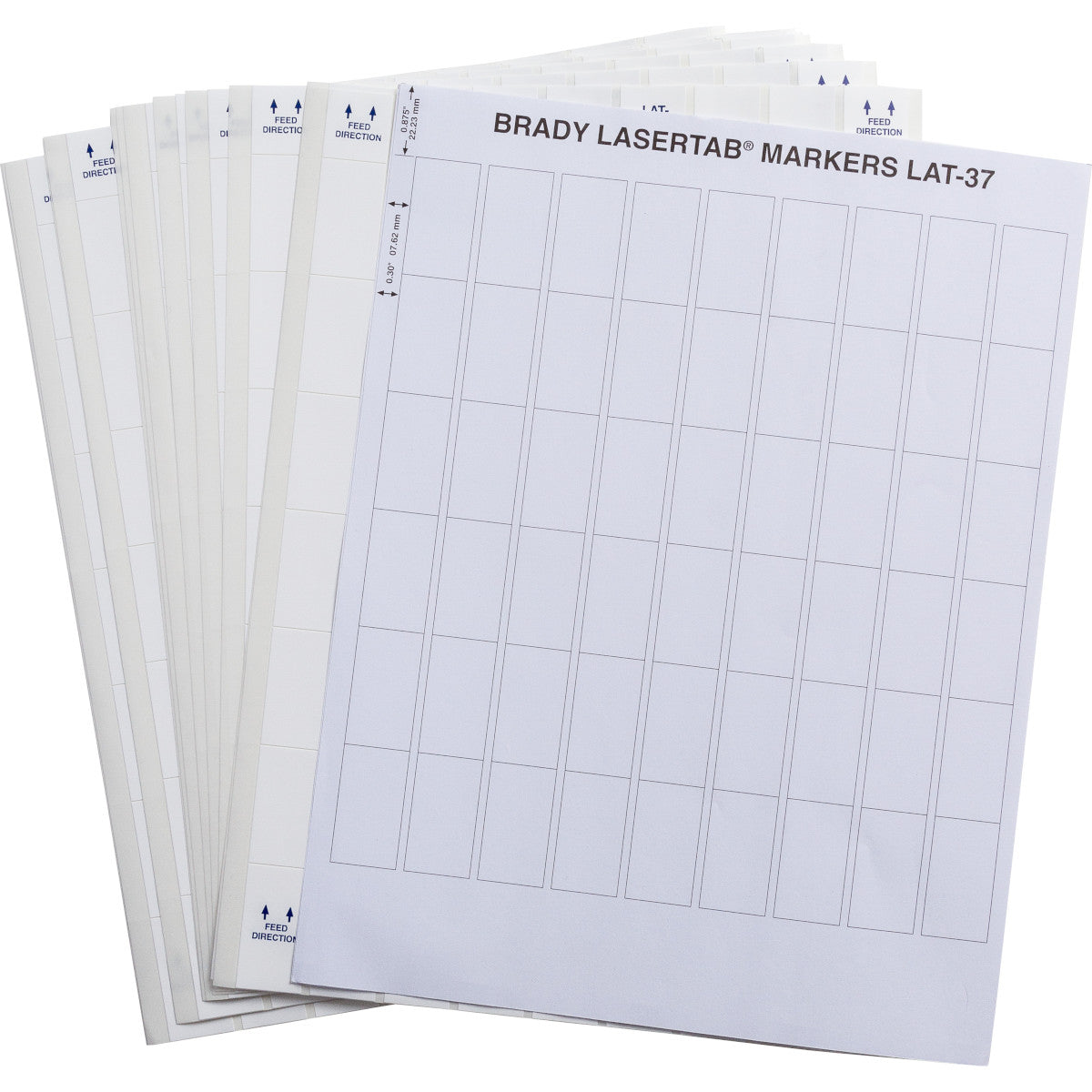 Brady LAT-37-799-1 LaserTab Laser Printable Labels 029678