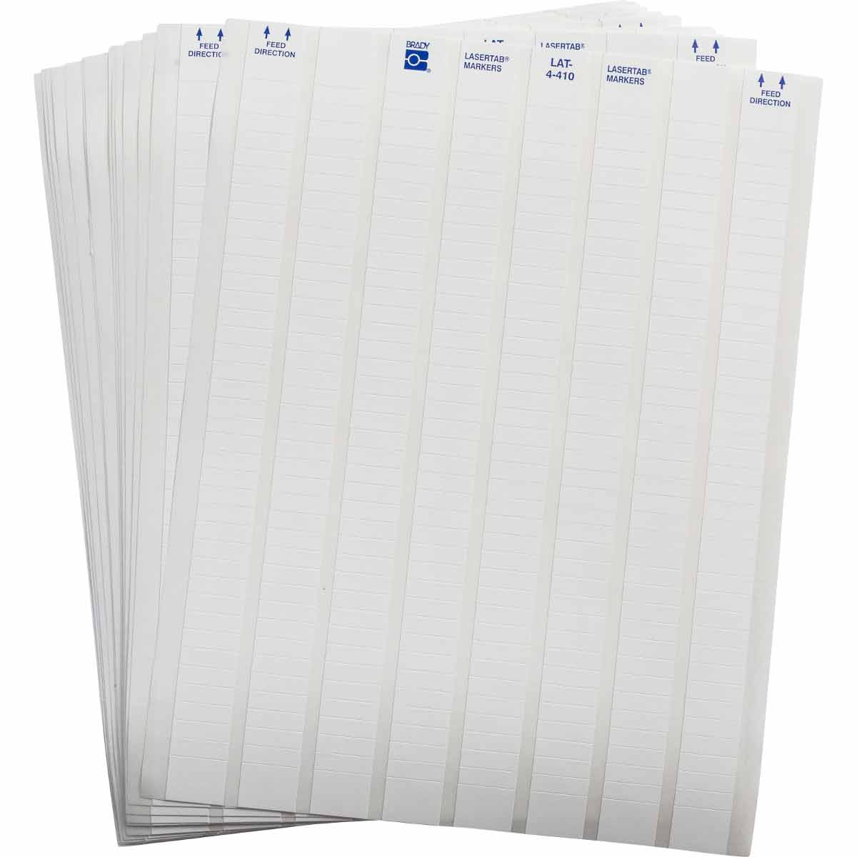 Brady LAT-4-410-10 LaserTab Laser Printable Labels 029760