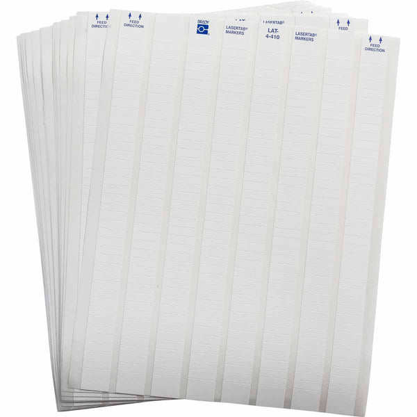 Brady LAT-4-410-10 LaserTab Laser Printable Labels 029760