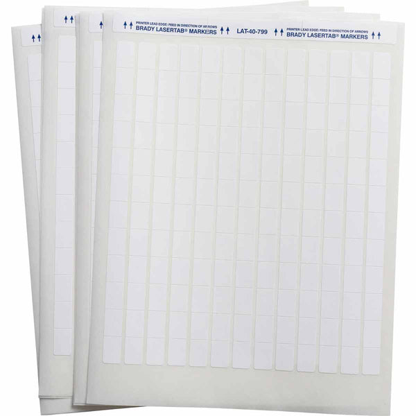 Brady LAT-40-799-1 LaserTab Laser Printable Labels 029684