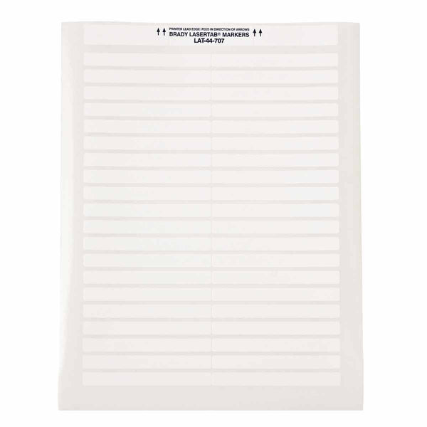Brady LAT-44-707-2.5 LaserTab Laser Printable Labels 029829