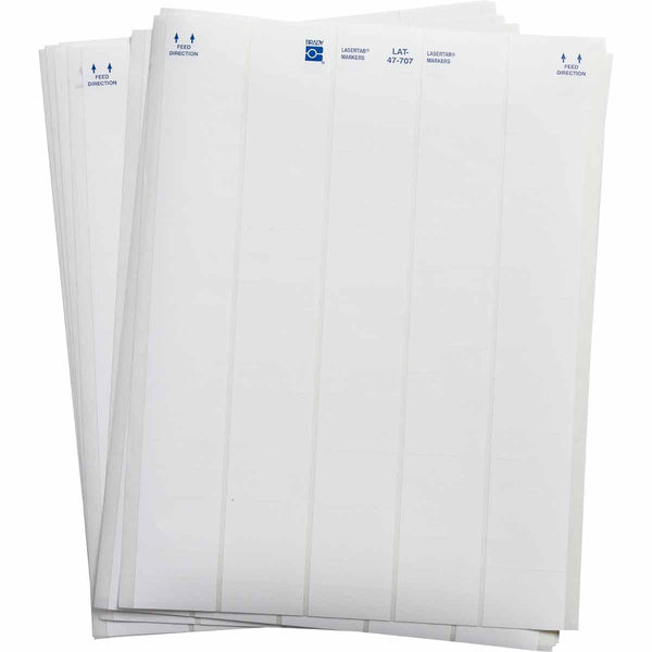 Brady LAT-47-707-10 LaserTab Laser Printable Labels 067064