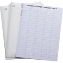 Brady LAT-47-707-10 LaserTab Laser Printable Labels 067064