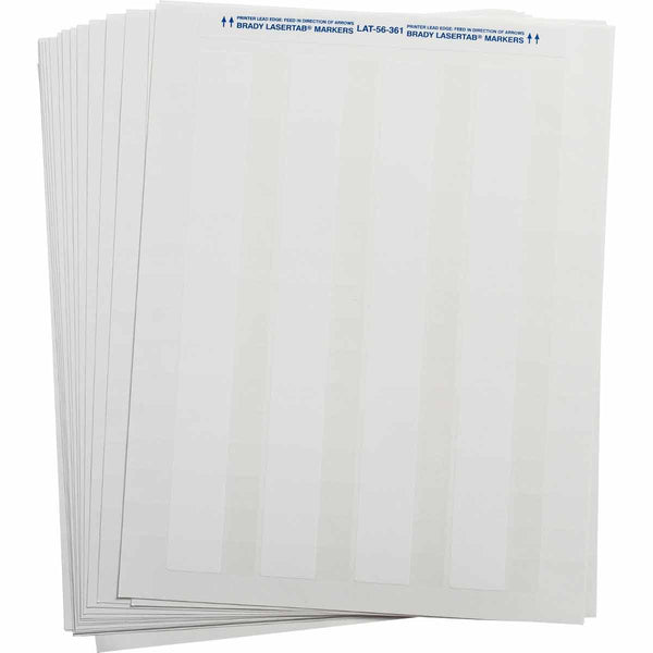 Brady LAT-56-361-2.5 LaserTab Laser Printable Labels 089401