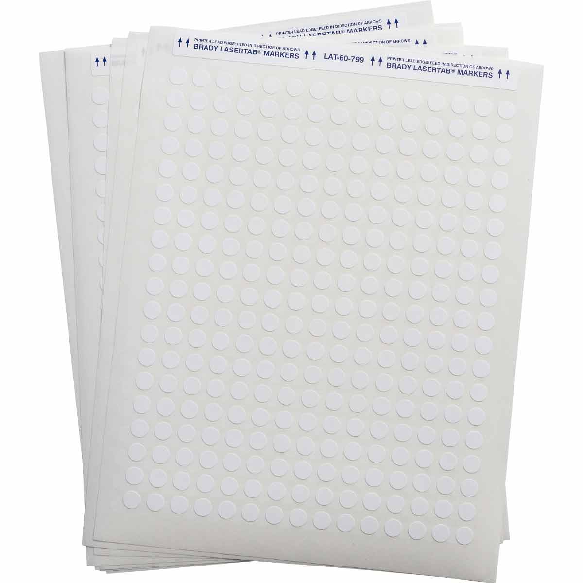 Brady LAT-60-799-2.5 LaserTab Laser Printable Labels 089405