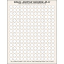 Brady LAT-61-799-2.5 LaserTab Laser Printable Labels 089406