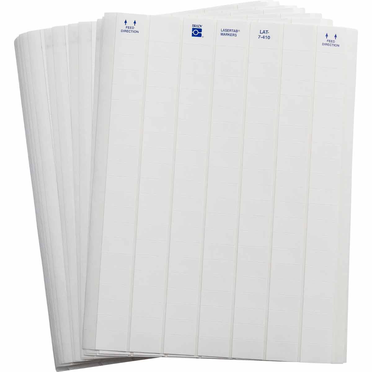 Brady LAT-7-410-10 LaserTab Laser Printable Labels 029761