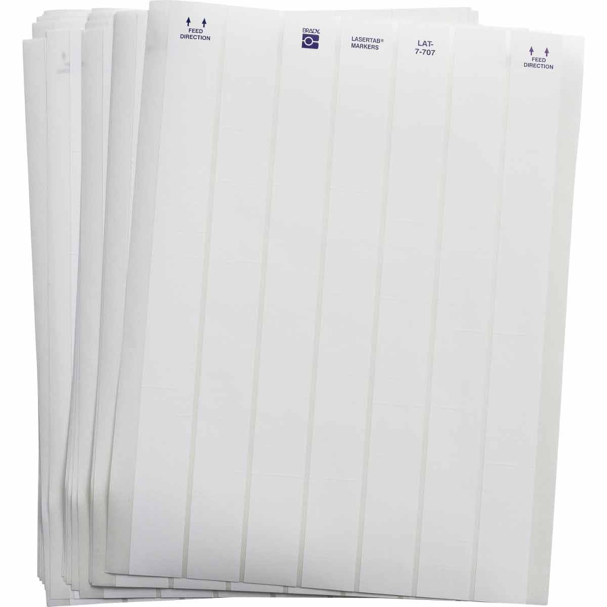 Brady LAT-7-707-10 LaserTab Laser Printable Labels 029820