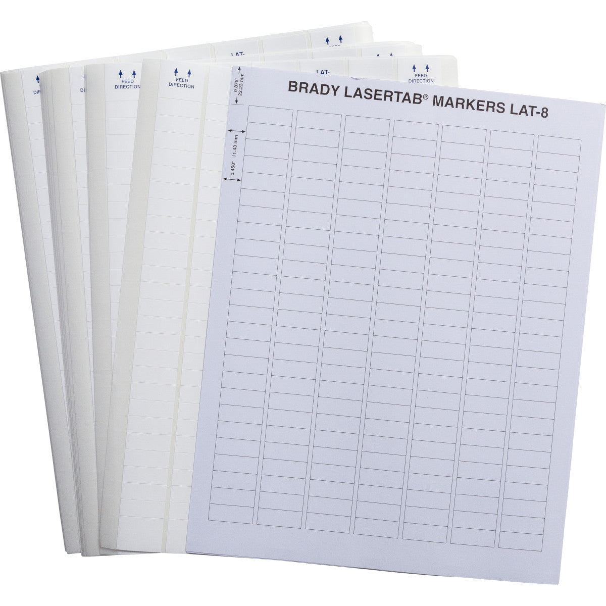 Brady LAT-8-799-10 LaserTab Laser Printable Labels 029675
