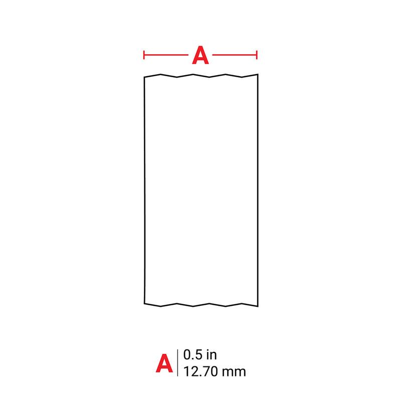 Brady M6C-500-499 Aggressive Adhesive Multi-Purpose Nylon Labels for M610, M611 and BMP61 174155