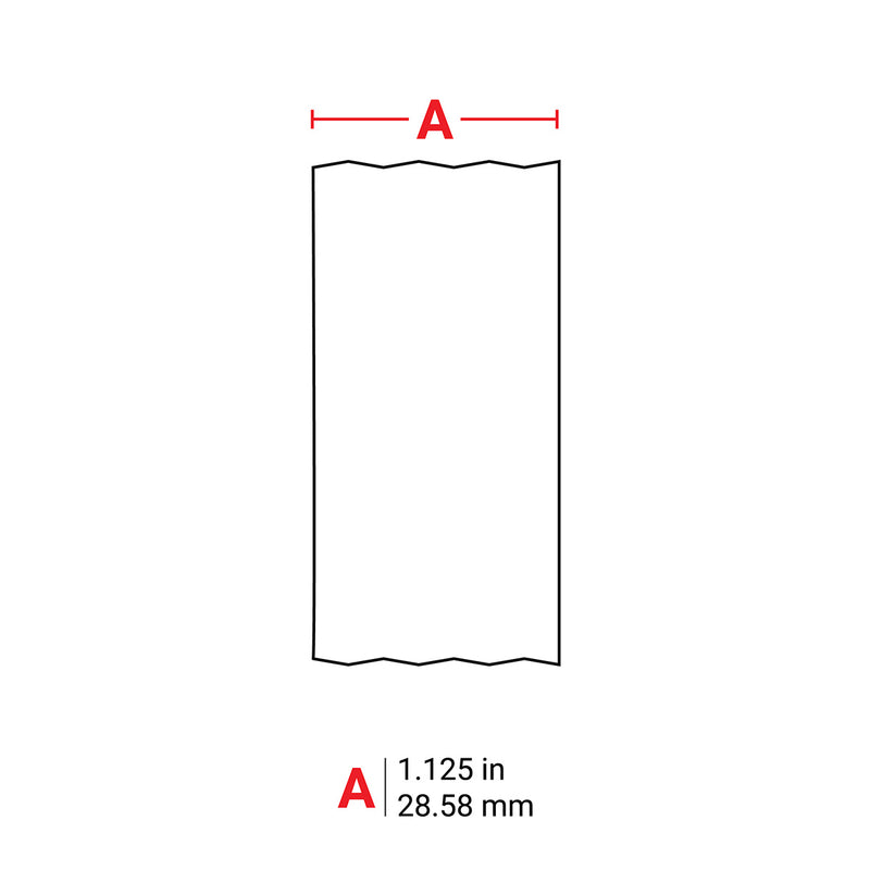 Brady Globalmark tapes - B-581 29 mm Repositionable White Globalmark Repositionable Vinyl Film 076699