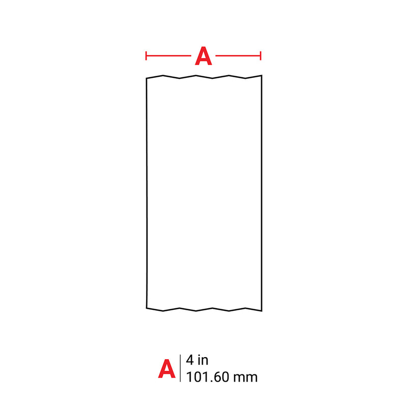 Brady B33C-4000-8591-BK B33 Continuous Weather Resistant Outdoor Polyester Labels 151390