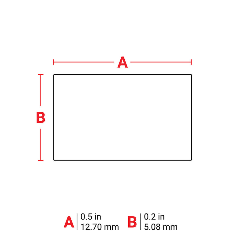 Brady M6-5-473 Electrostatic Dissipative (ESD) Polyester Labels for M610, M611, BMP61, M710 (with media adapter) and BMP71 (with media adapter) 173886