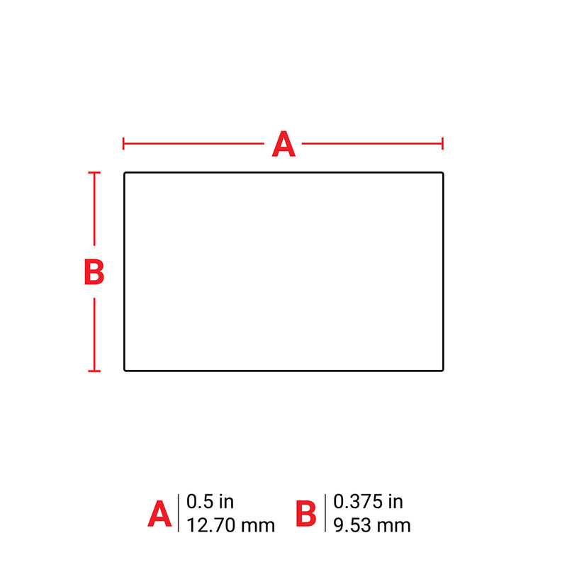 Brady M6-44-422 Aggressive Adhesive Multi-Purpose Polyester Labels for M610, M611, BMP61, M710 (with media adapter) and BMP71 (with media adapter) 174327