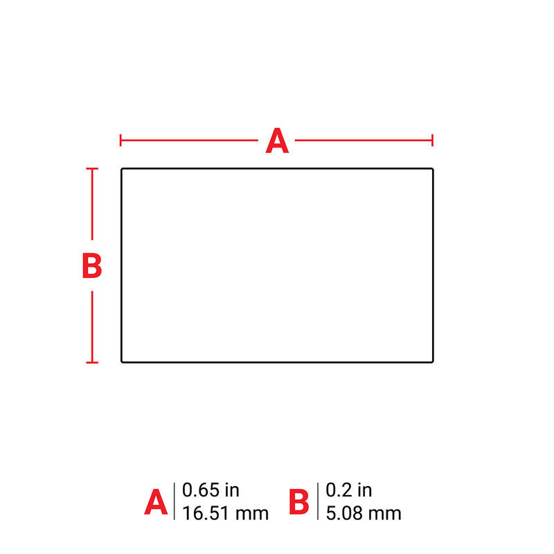 Brady THT-47-719-10 Thermal Transfer Printable, static dissipative polyimide labels 134312