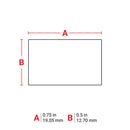 Brady M6-11-498 Repositionable Multi-Purpose Vinyl Cloth Labels for M610, M611, BMP61, M710 (with media adapter) and BMP71 (with media adapter) 174183