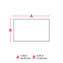 Brady B30EP-171-593-SL Raised Profile Labels For Bbp3X/S3Xxx/I3300 Printers 118019
