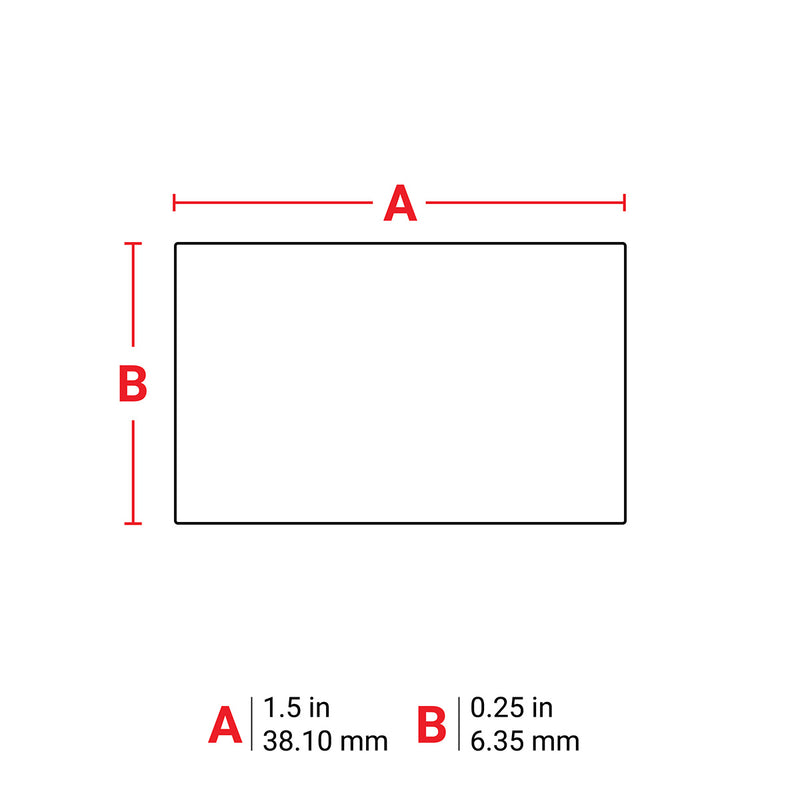 Brady M6-28-498 Repositionable Multi-Purpose Vinyl Cloth Labels for M610, M611, BMP61, M710 (with media adapter) and BMP71 (with media adapter) 173789