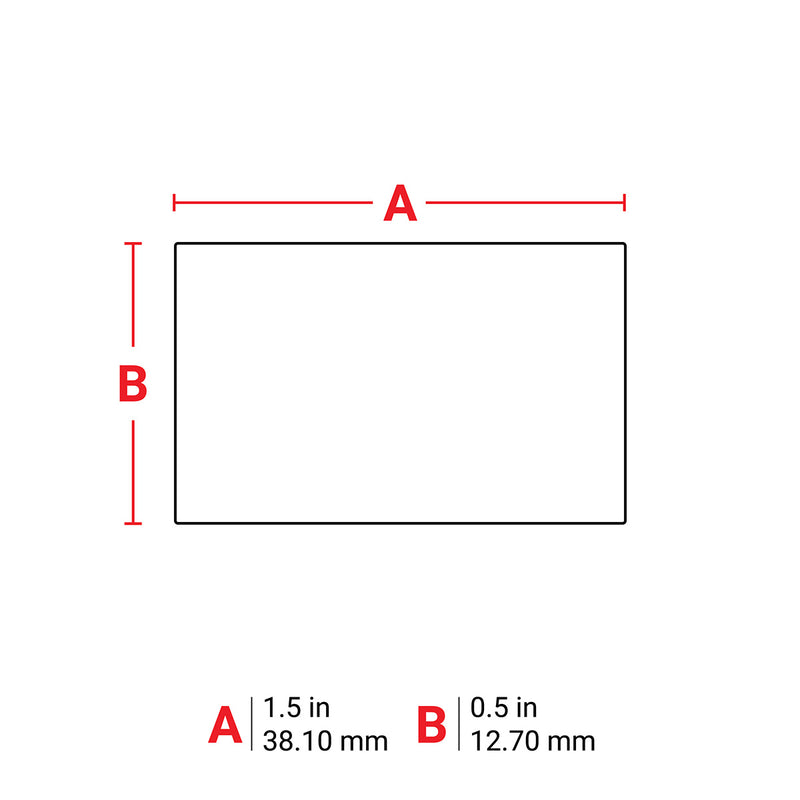 Brady M6-29-498 Repositionable Multi-Purpose Vinyl Cloth Labels for M610, M611, BMP61, M710 (with media adapter) and BMP71 (with media adapter) 174264
