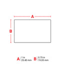 Brady M6-18-499 Aggressive Adhesive Multi-Purpose Nylon Labels for M610, M611, BMP61, M710 (with media adapter) and BMP71 (with media adapter) 174218