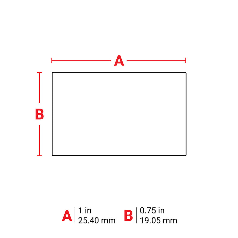 Brady M6-18-7425 Chemical and Temperature Resistant Polypropylene Labels for M610, M611 and BMP61 173497