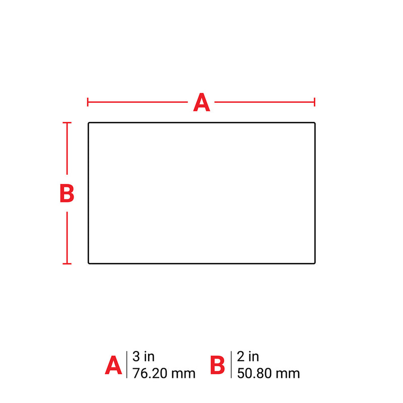 Brady B33-19-618 B33 Series Eco-Friendly Matte White Polyester Labels 153249