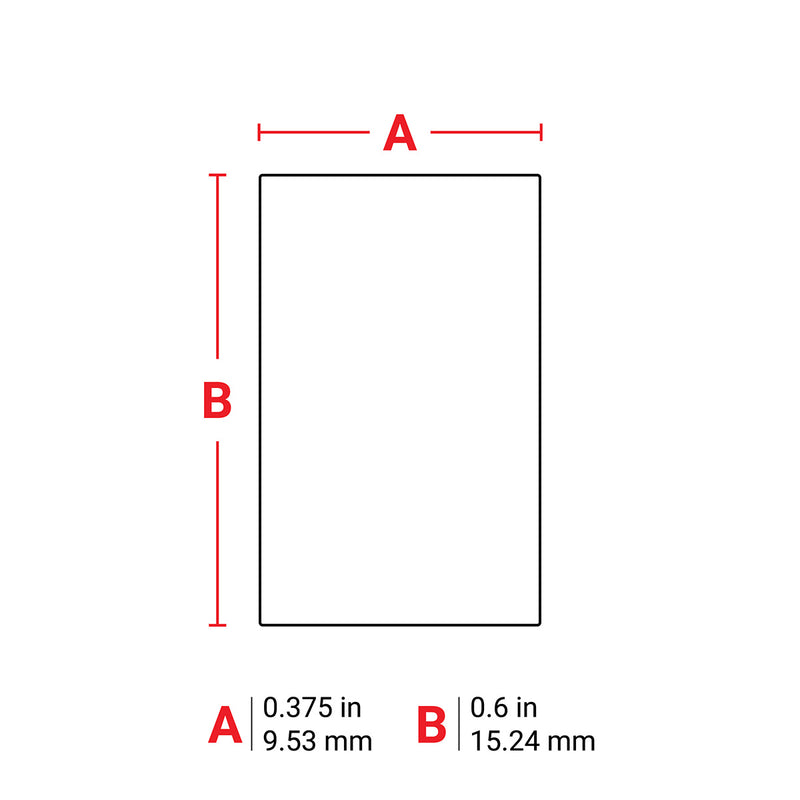 Brady M6-39-422 Aggressive Adhesive Multi-Purpose Polyester Labels for M610, M611, BMP61, M710 (with media adapter) and BMP71 (with media adapter) 174304