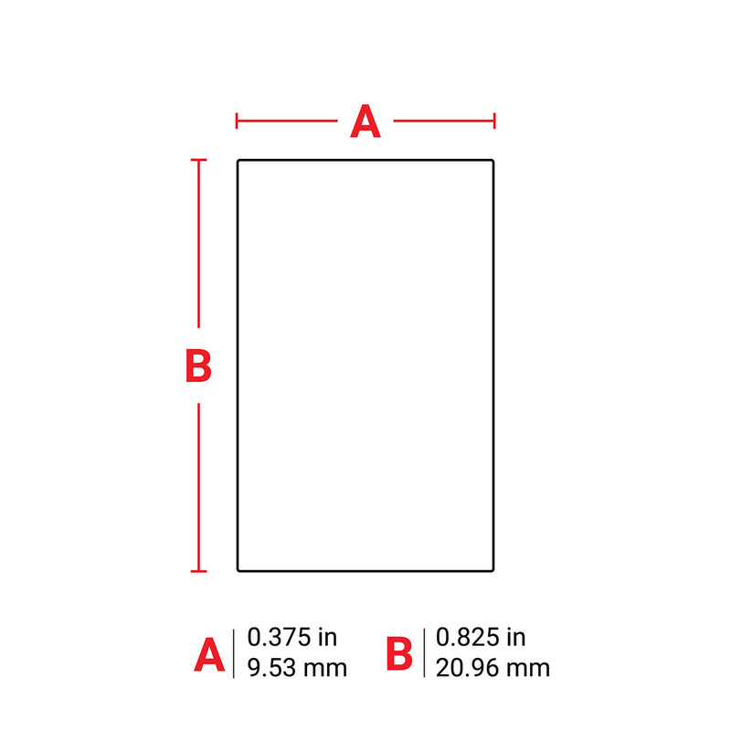 Brady M6-130-499 Aggressive Adhesive Multi-Purpose Nylon Labels for M610, M611 and BMP61 174085