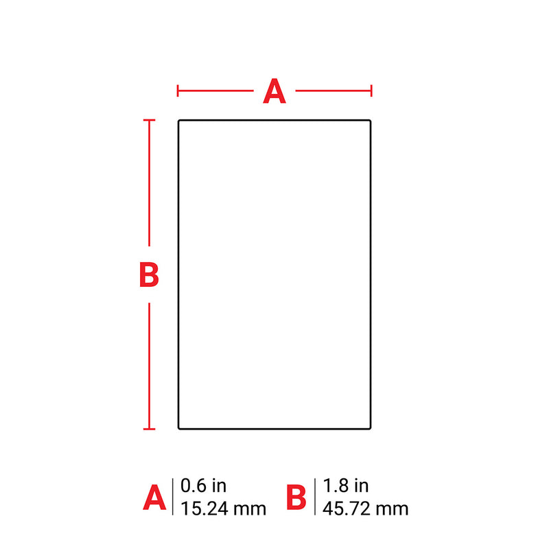 Brady M6-126-490 FreezerBondz Cryogenic Matte Polyester Labels for M610, M611 and BMP61 174083