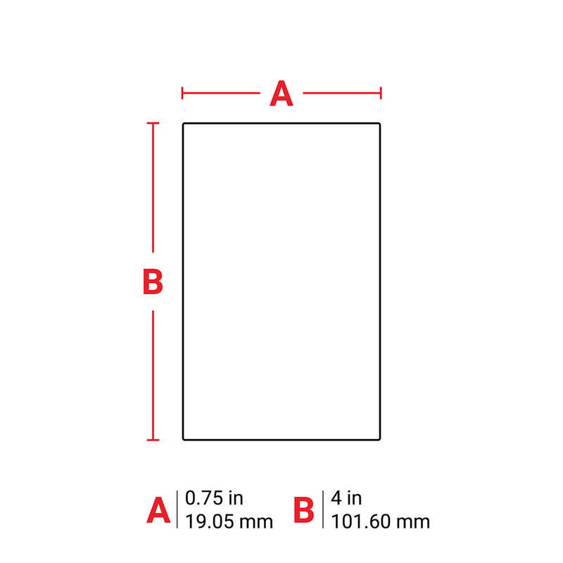 Brady M6-62-483 Ultra Aggressive Adhesive Multi-Purpose Polyester Labels for M610, M611, BMP61, M710 (with media adapter) and BMP71 (with media adapter) 174335