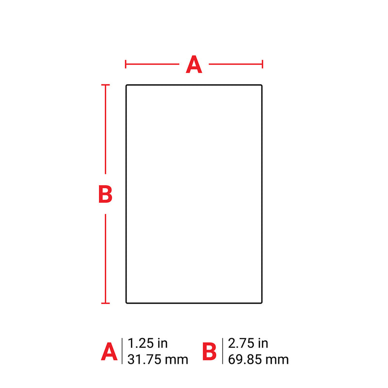 Brady M6-26-428 Metallised Matte Gray Polyester Labels for M610, M611, BMP61, M710 (with media adapter) and BMP71 (with media adapter) 174248
