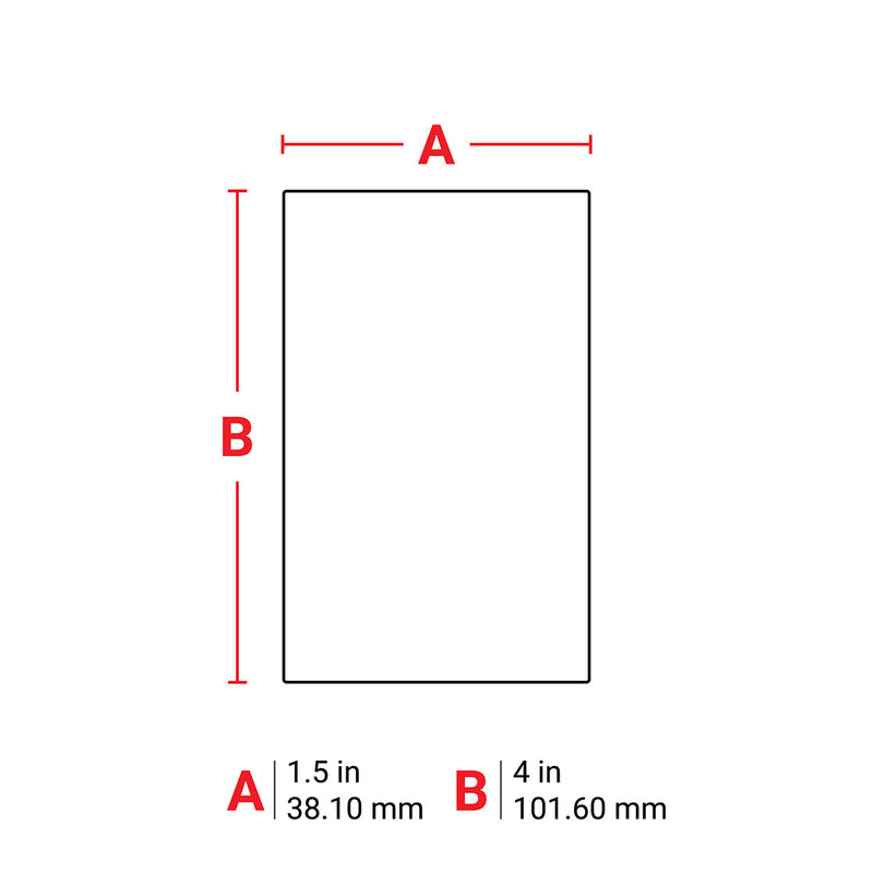 Brady M6-33-498 Repositionable Multi-Purpose Vinyl Cloth Labels for M610, M611, BMP61, M710 (with media adapter) and BMP71 (with media adapter) 173851