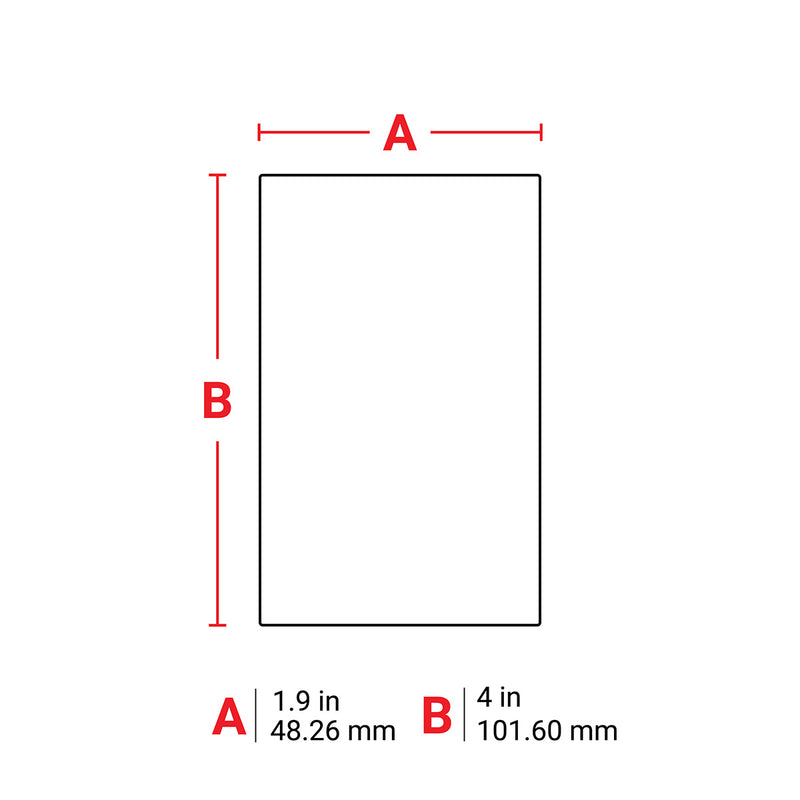 Brady M6-38-422 Aggressive Adhesive Multi-Purpose Polyester Labels for M610, M611, BMP61, M710 (with media adapter) and BMP71 (with media adapter) 174298