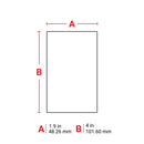 Brady M6-38-489 Ultra Aggressive Adhesive Multi-Purpose Matte Polyester Labels for M610, M611, BMP61, M710 (with media adapter) and BMP71 (with media adapter) 174303