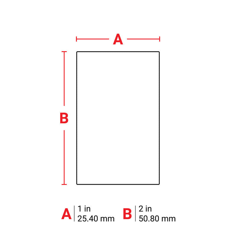 Brady M6-20-351 Destructible Tamper Evident Matte Vinyl Labels for M610, M611, BMP61, M710 (with media adapter) and BMP71 (with media adapter) 173744