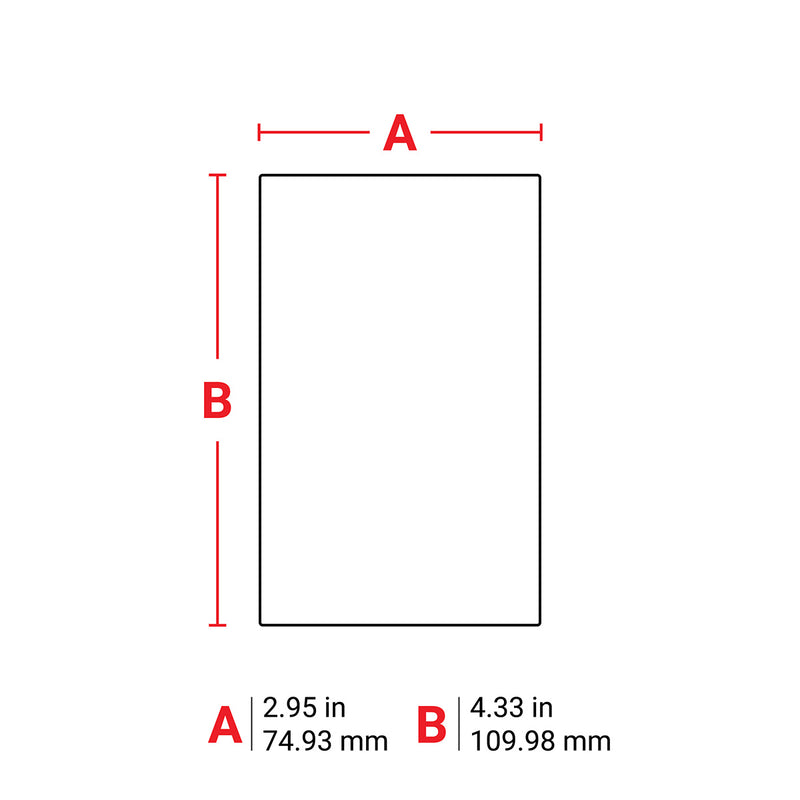 Brady J20-261-2585 Polypropylene Labels for J2000 Printer 150751