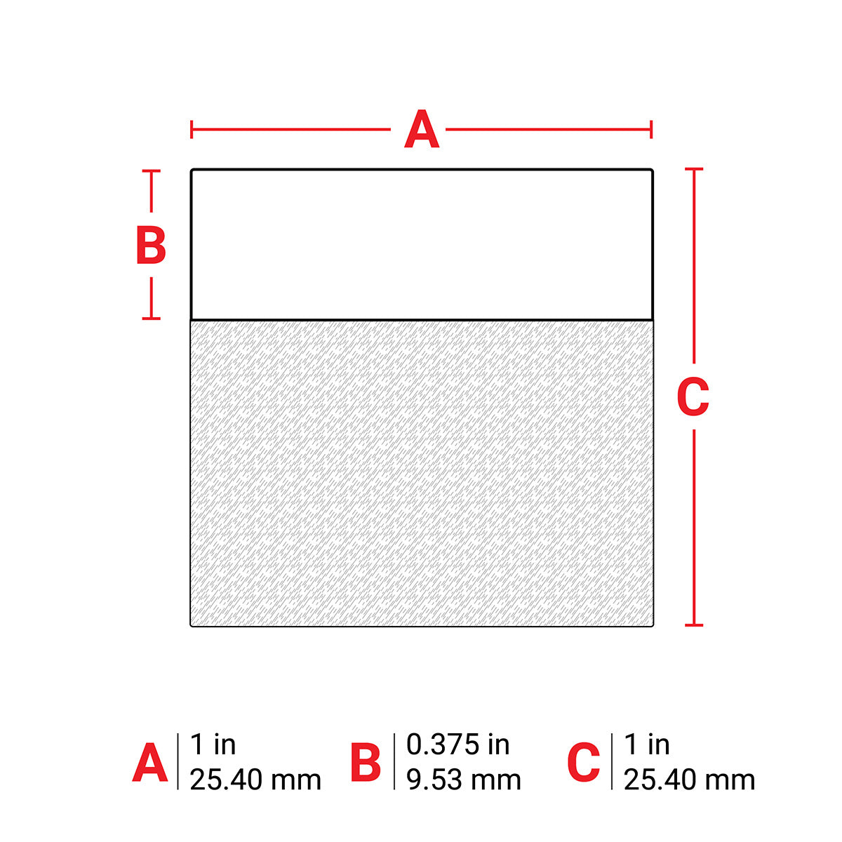 Brady PTL-19-427 Self-Laminating Vinyl Labels For M611, Bmp61 And Bmp71 018373