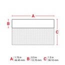 Brady M7-88-427 Self-Laminating Vinyl Wrap Around Labels for M710 and BMP71 174651