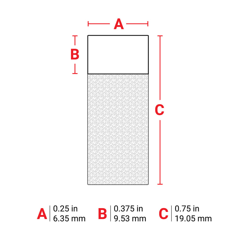 Brady M7-10-427 Self-Laminating Vinyl Wrap Around Labels for M710 and BMP71 174532