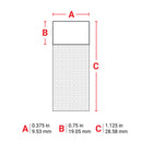 Brady M6-123-461 Self-Laminating Cryogenic Polyester Labels for M610, M611 and BMP61 174080