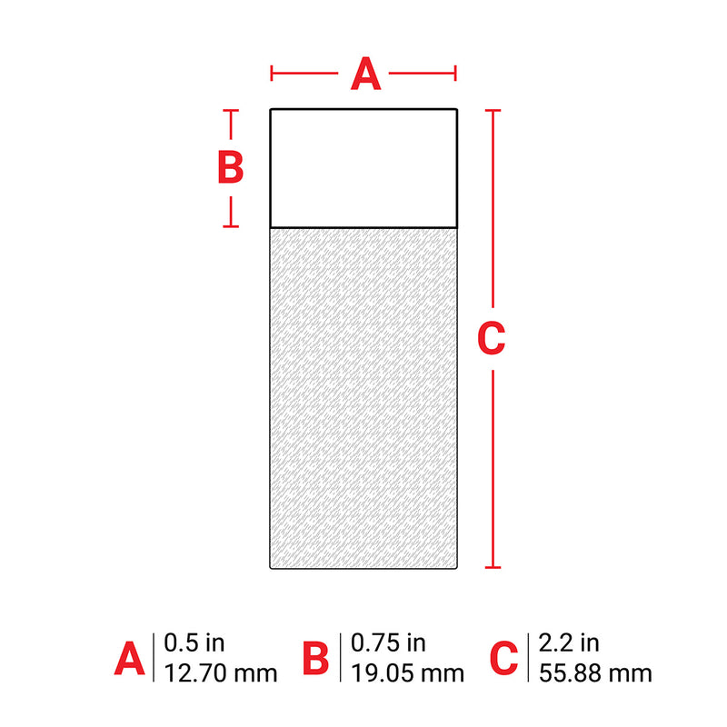 Brady THT-127-461-1.5-SC<TableFootnote></TableFootnote> Thermal Transfer Printable Labels 116372