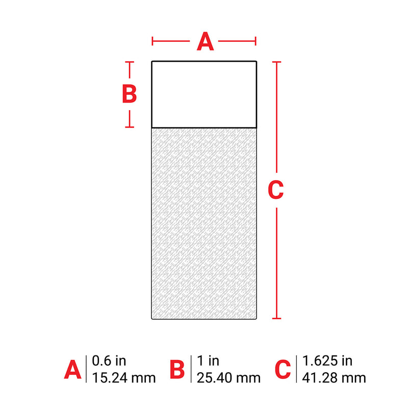Brady M6-76-461 Self-Laminating Cryogenic Polyester Labels for M610, M611, BMP61, M710 (with media adapter) and BMP71 (with media adapter) 174351